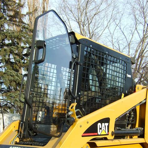 cat skid steer door handle|caterpillar skid steer front door.